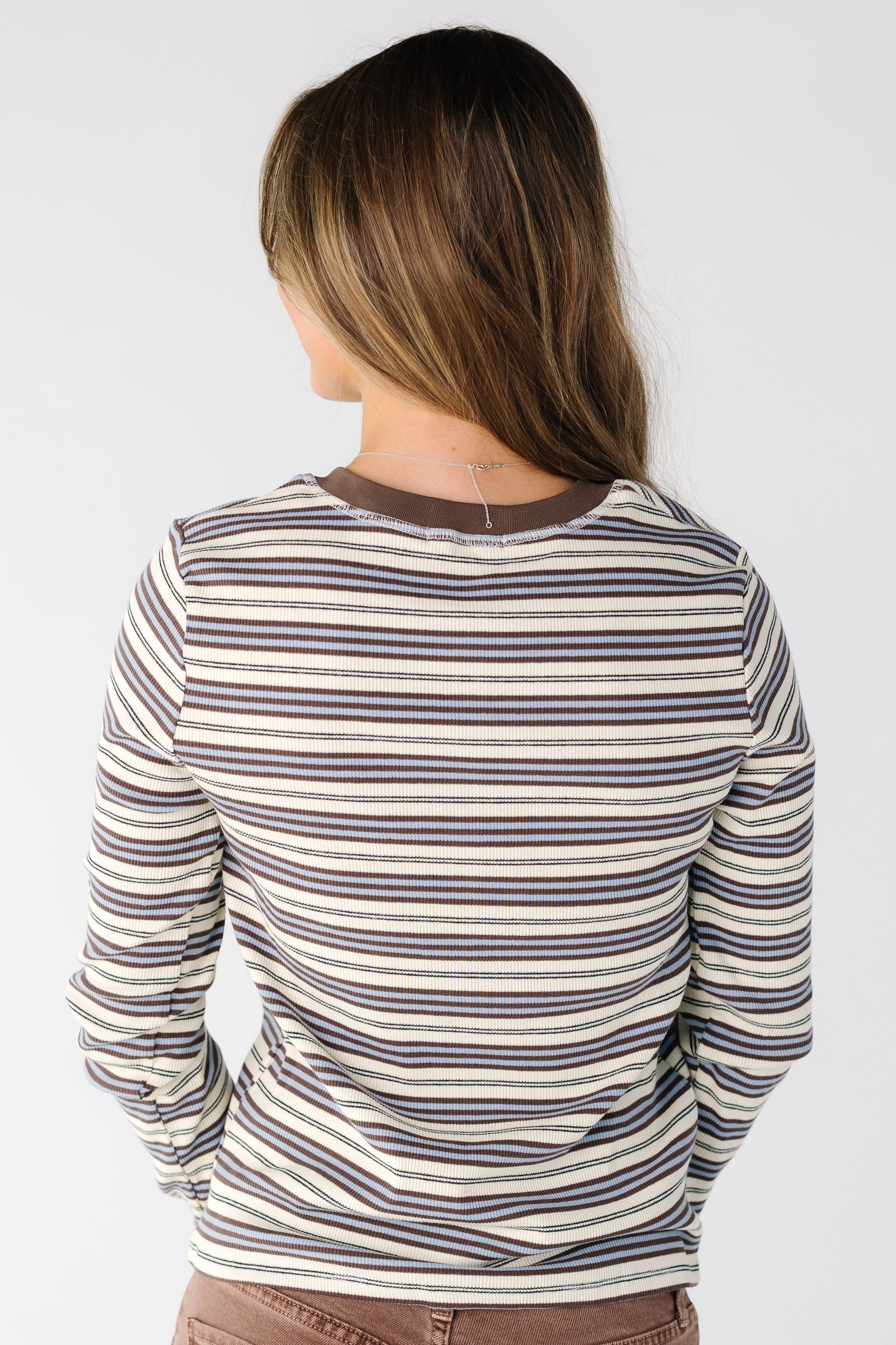 Vivian Striped Knit Top