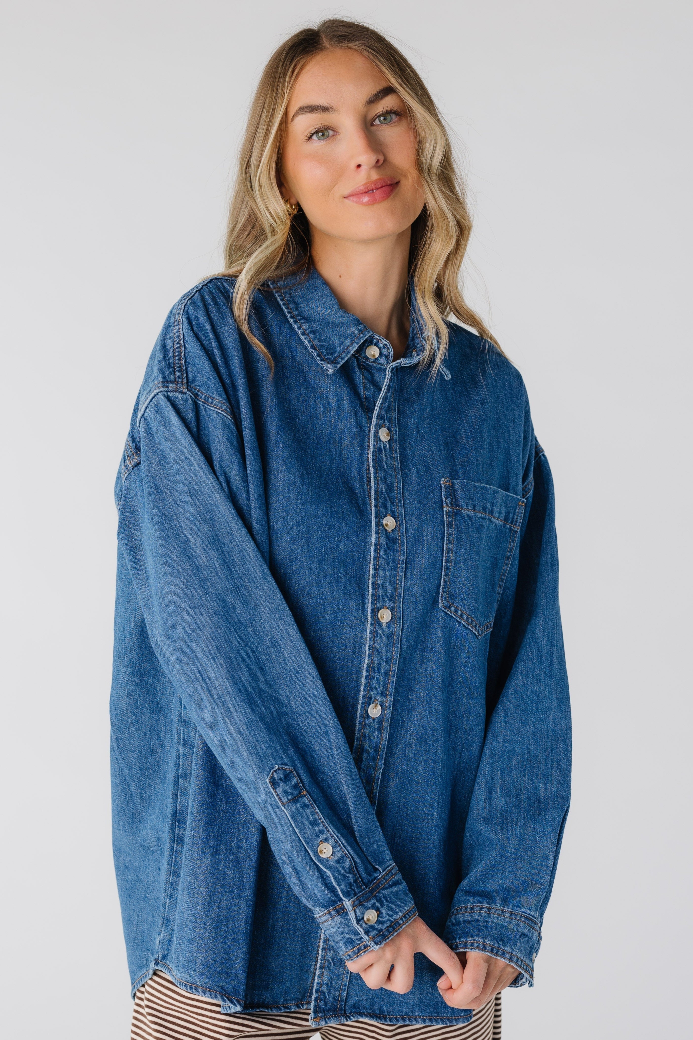 All About Love Denim Shirt