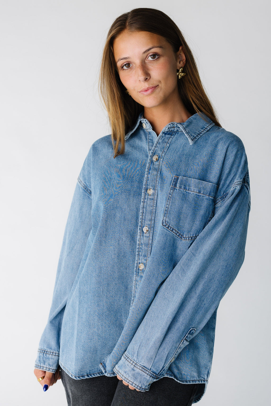 All About Love Denim Shirt
