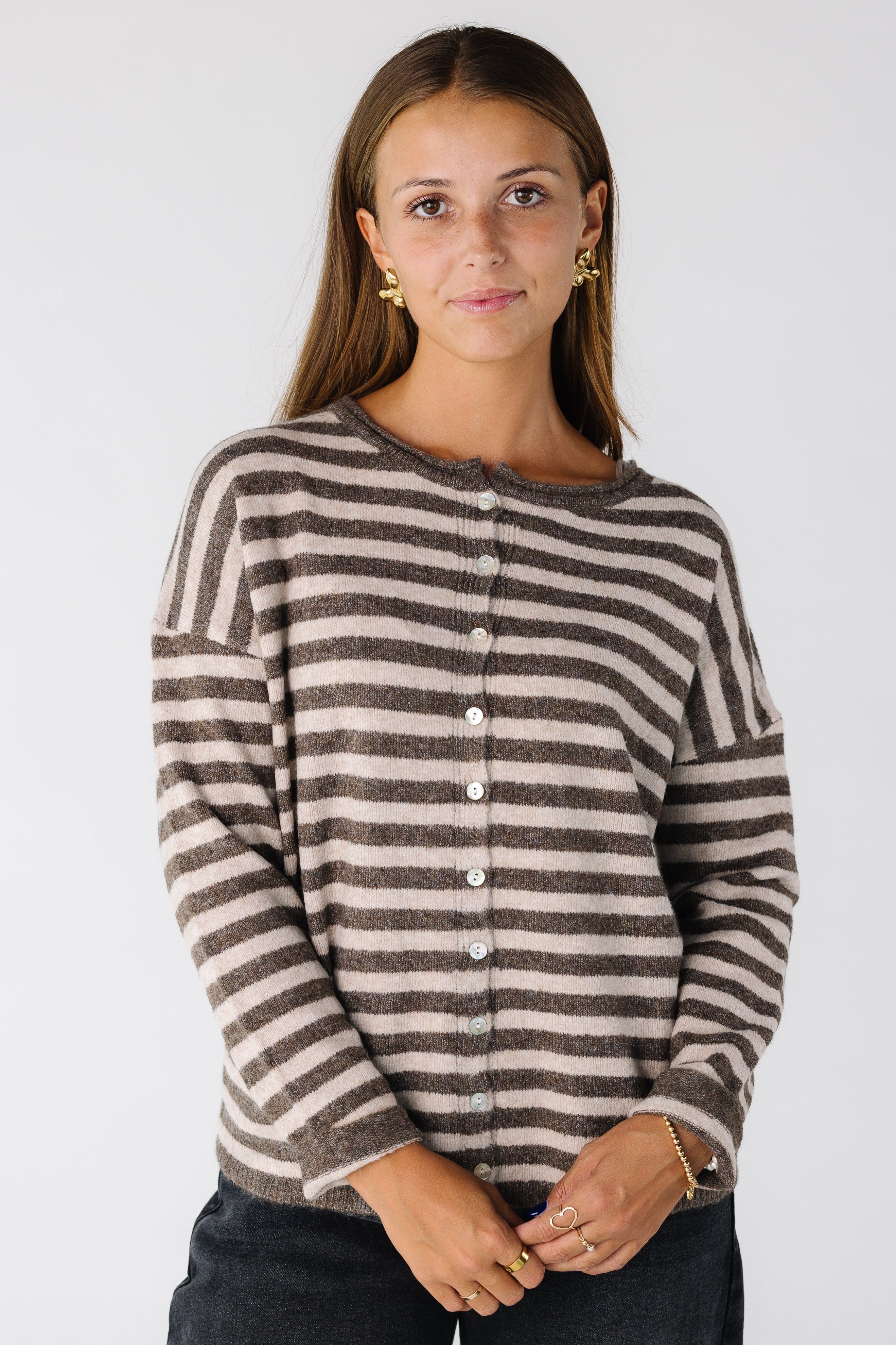Danika Striped Cardigan