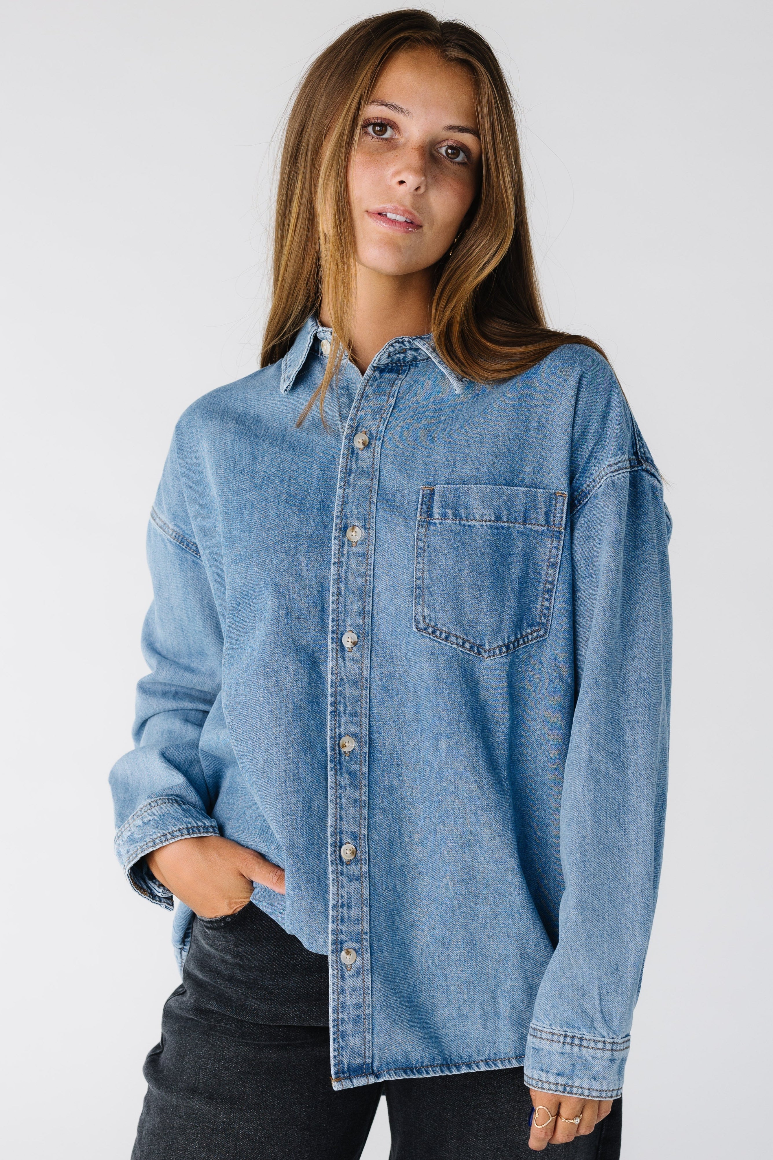 All About Love Denim Shirt