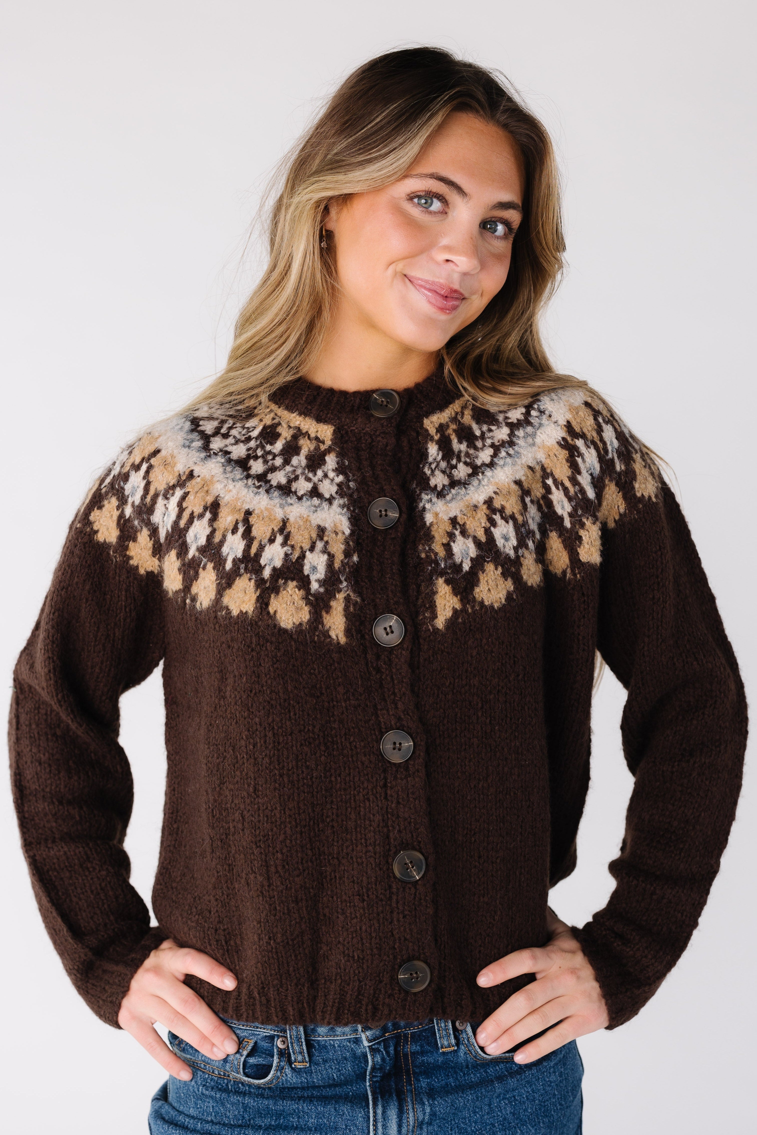 Vintage Fair Isle Cardigan
