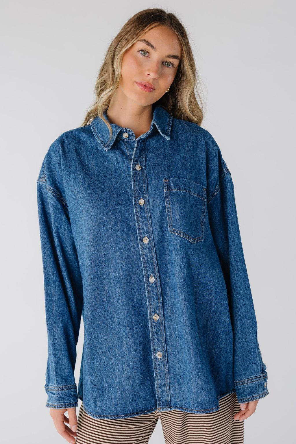 All About Love Denim Shirt
