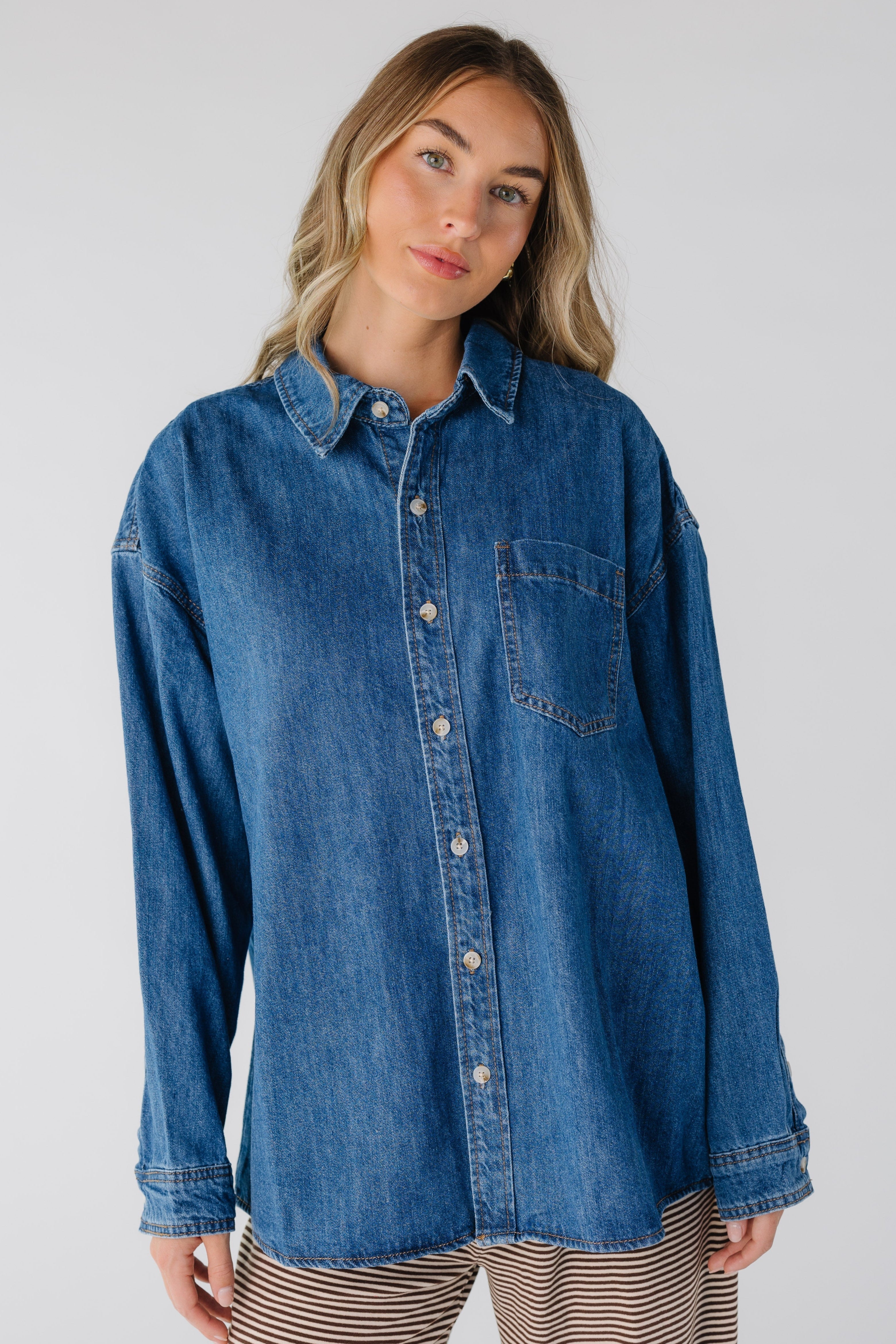 All About Love Denim Shirt