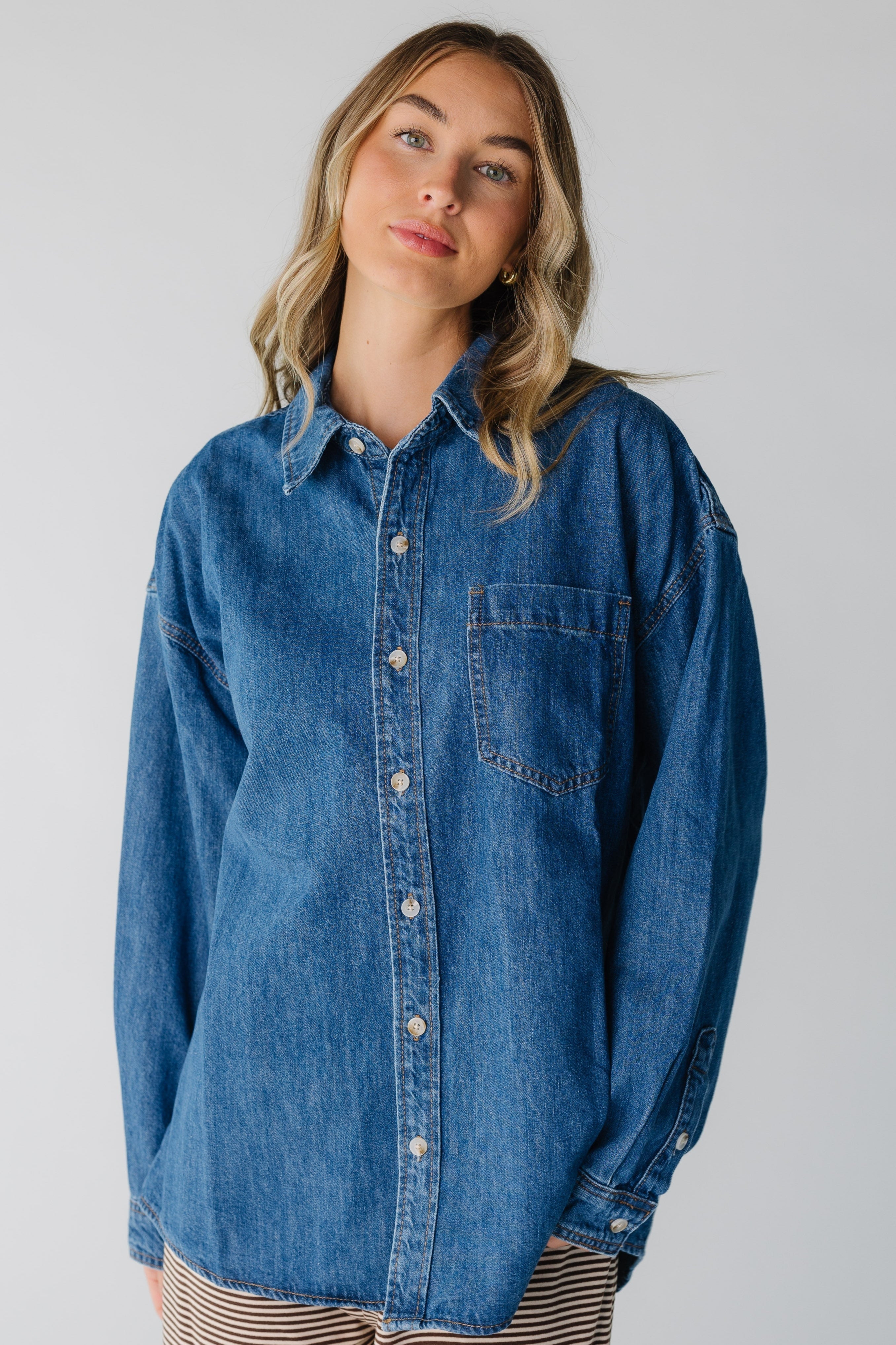 All About Love Denim Shirt